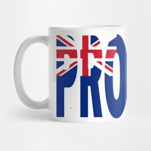 Turks and Caicos Flag Designed in The Word Proud - Soca Mode Mug